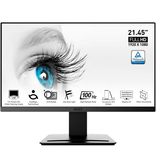 نمایشگر ال ای دی MSI مدل PRO MP242A سایز 21.5 اینچ