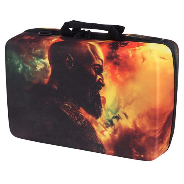 کیف کنسول بازی PS5 Slim طرح God of War