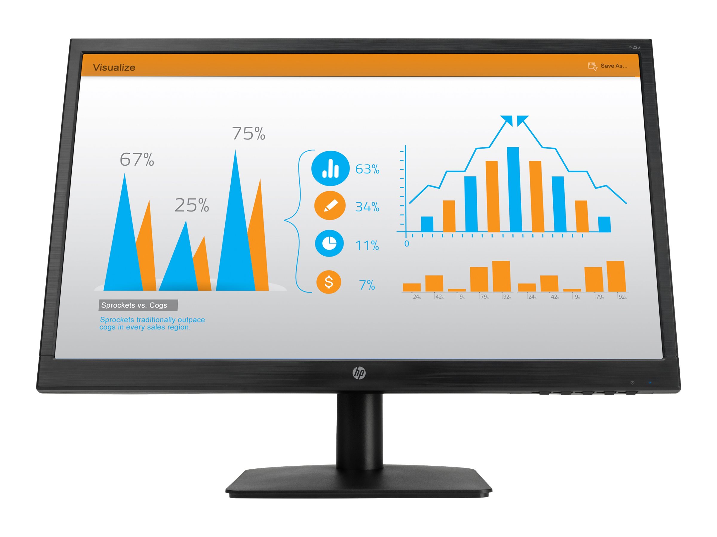 مانیتور استوک 22 اینچ Acer B223WL